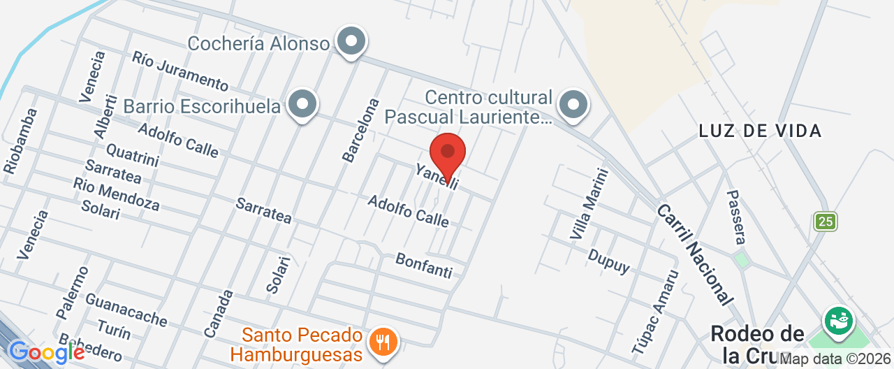 Mapa de la ubicación