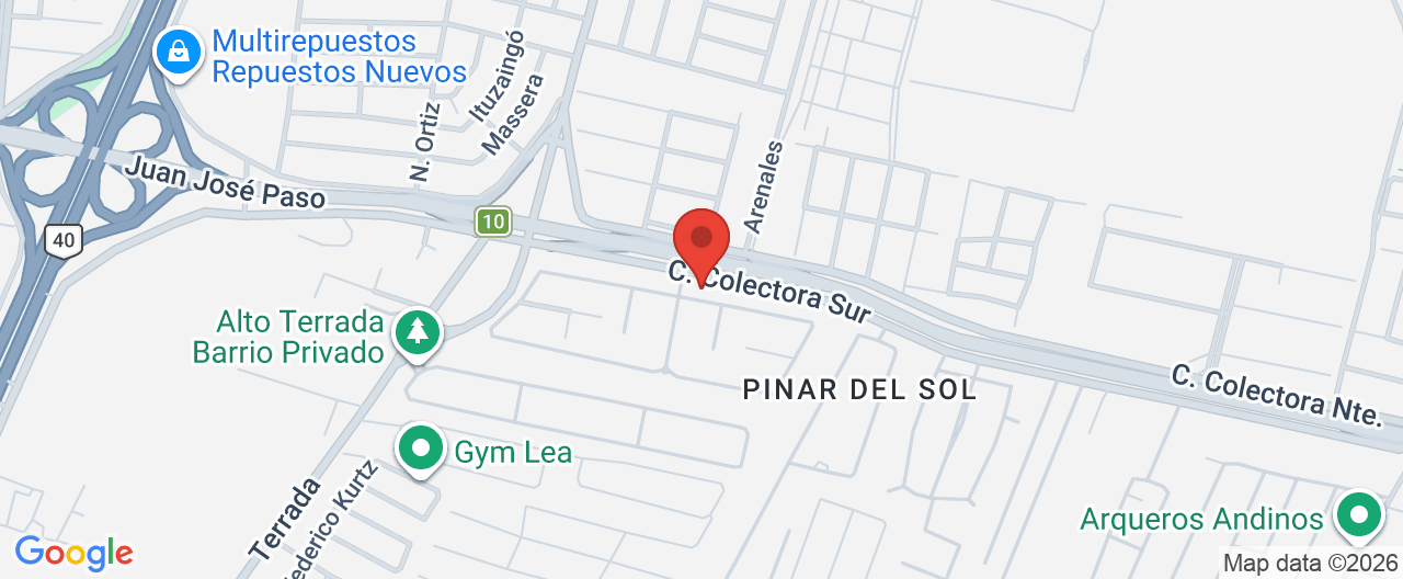 Mapa de la ubicación