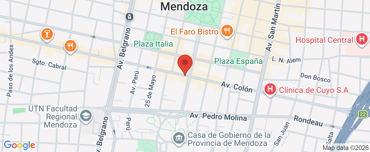 Mapa de la ubicación