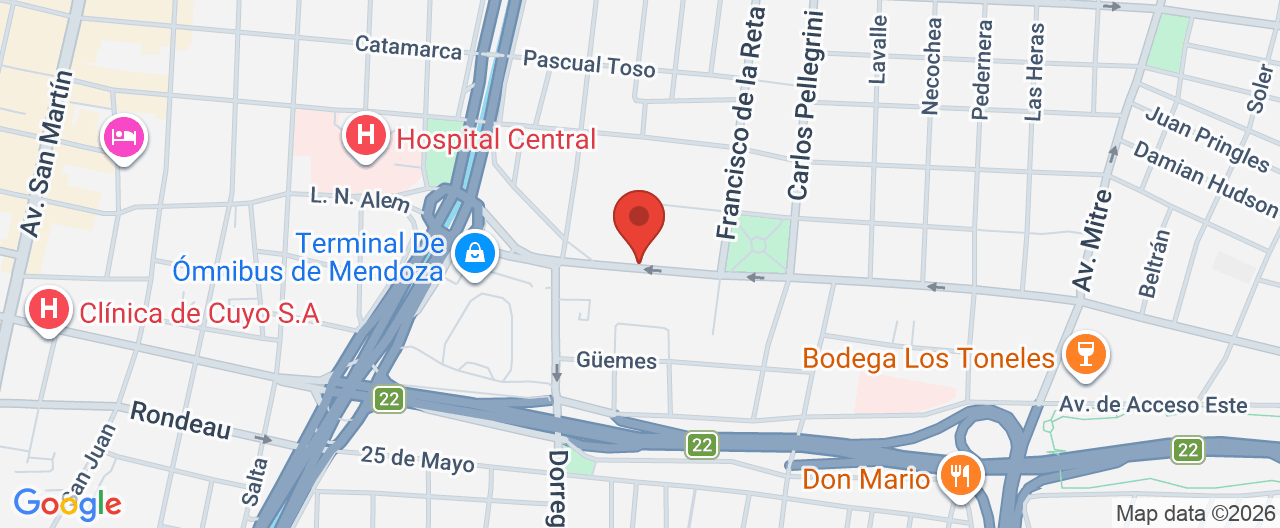 Mapa de la ubicación