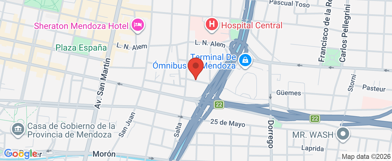 Mapa de la ubicación