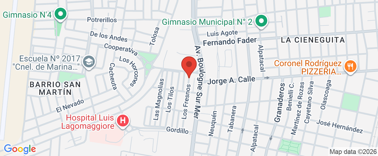 Mapa de la ubicación