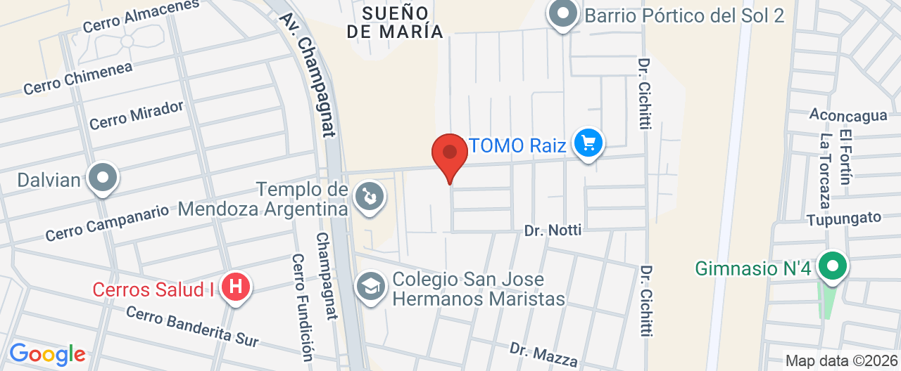 Mapa de la ubicación