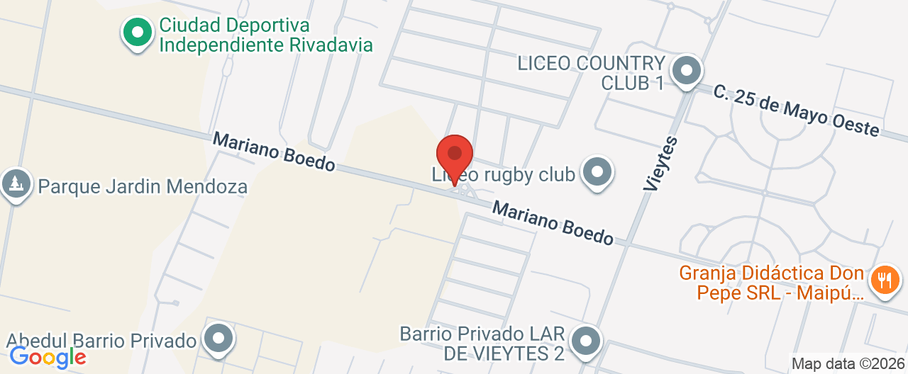Mapa de la ubicación