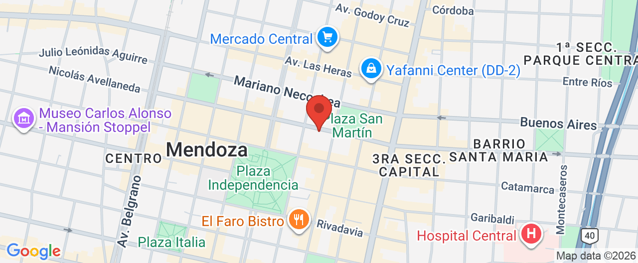 Mapa de la ubicación