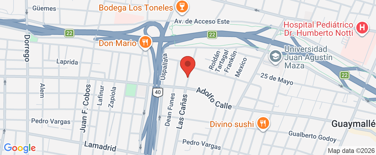 Mapa de la ubicación