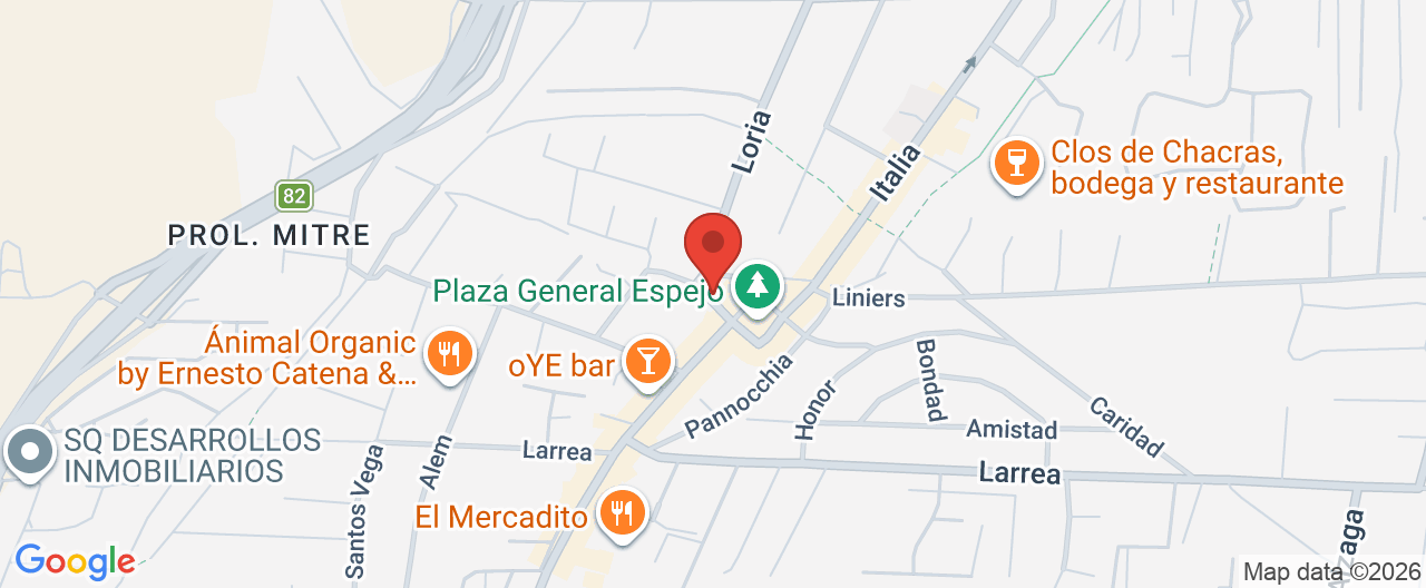 Mapa de la ubicación