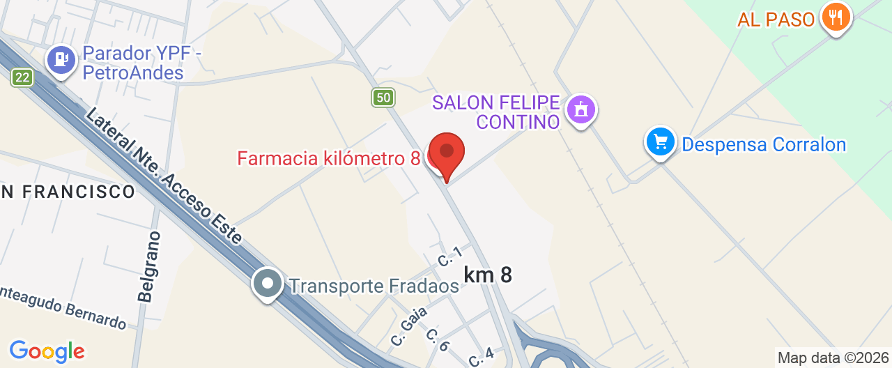 Mapa de la ubicación