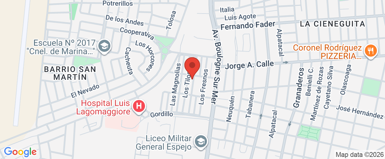Mapa de la ubicación
