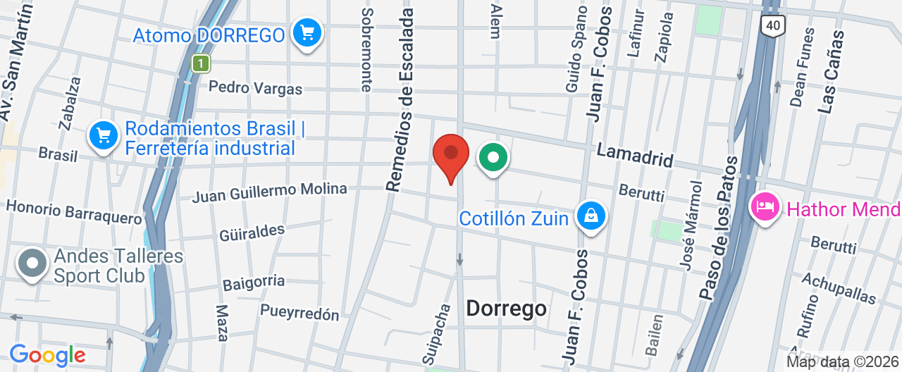 Mapa de la ubicación