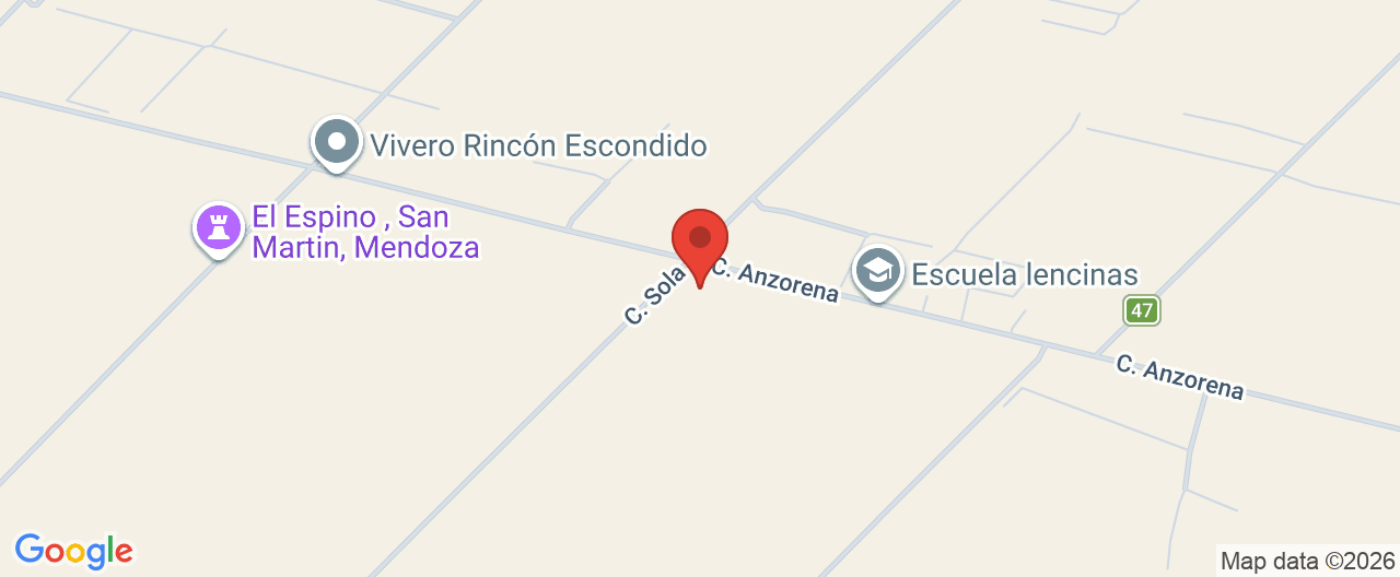 Mapa de la ubicación