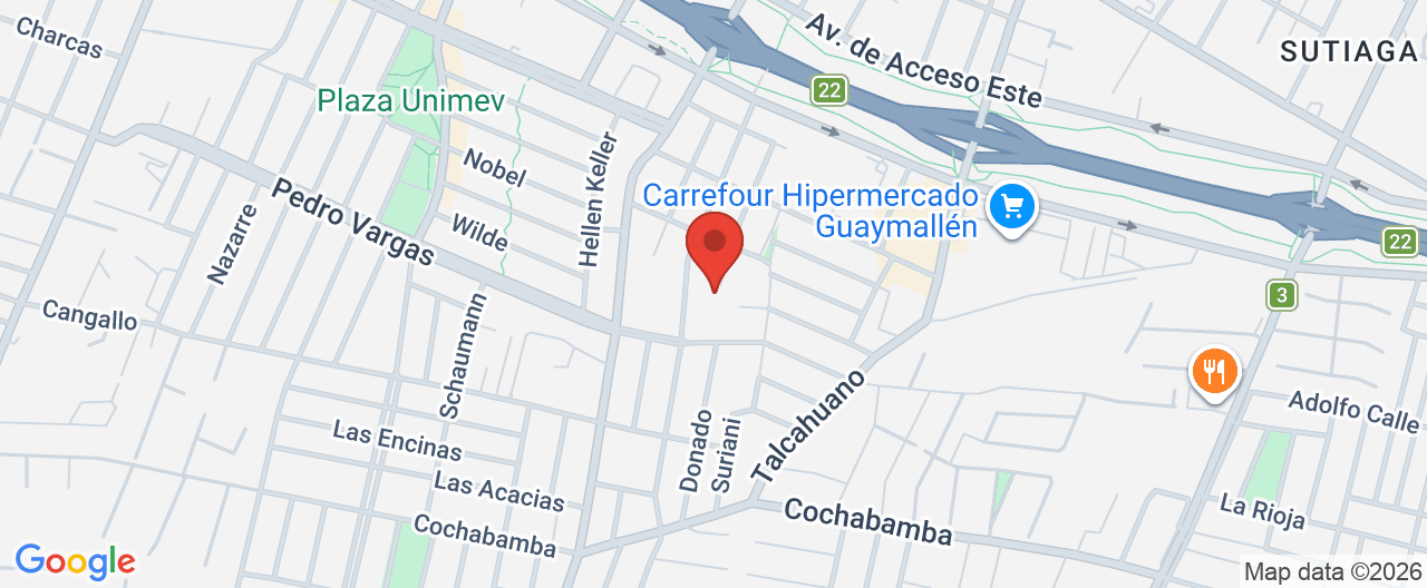 Mapa de la ubicación