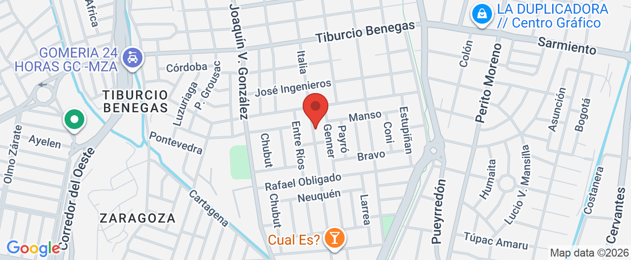 Mapa de la ubicación