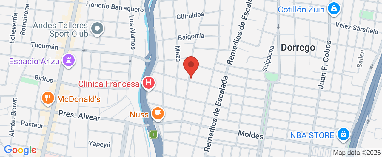 Mapa de la ubicación