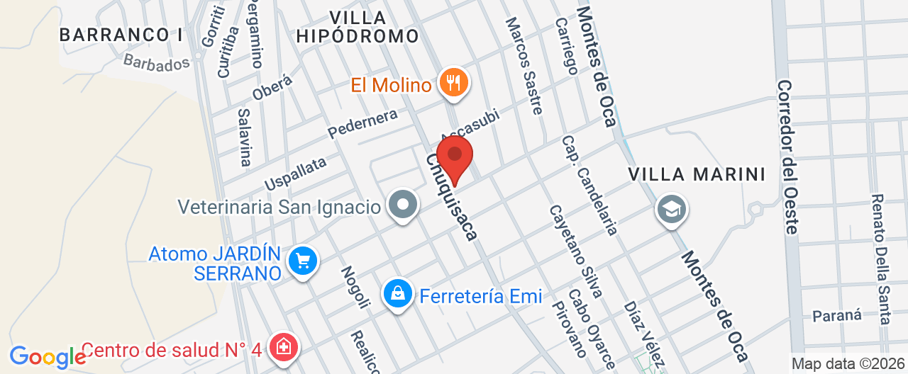 Mapa de la ubicación