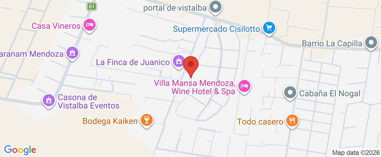 Mapa de la ubicación