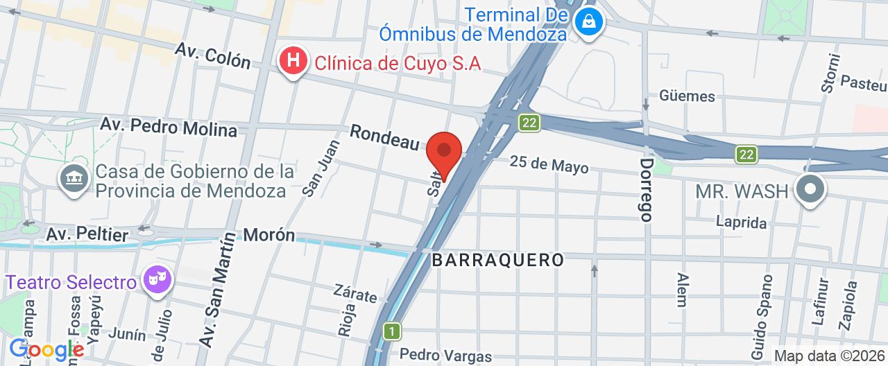 Mapa de la ubicación