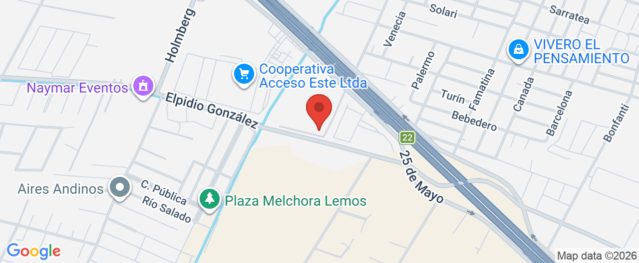Mapa de la ubicación