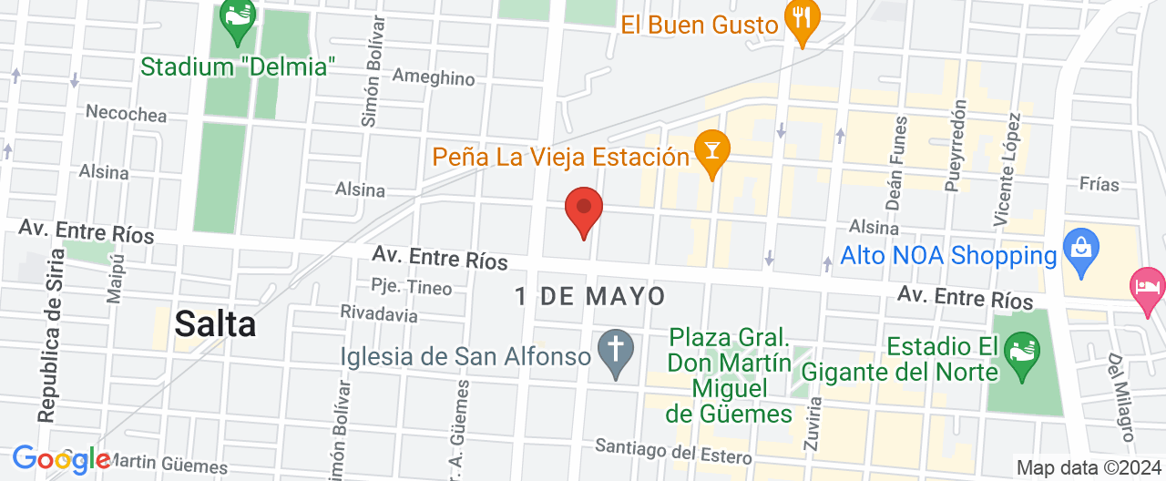 Mapa de la ubicación