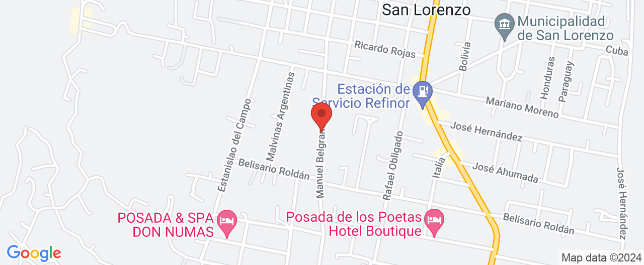 Mapa de la ubicación