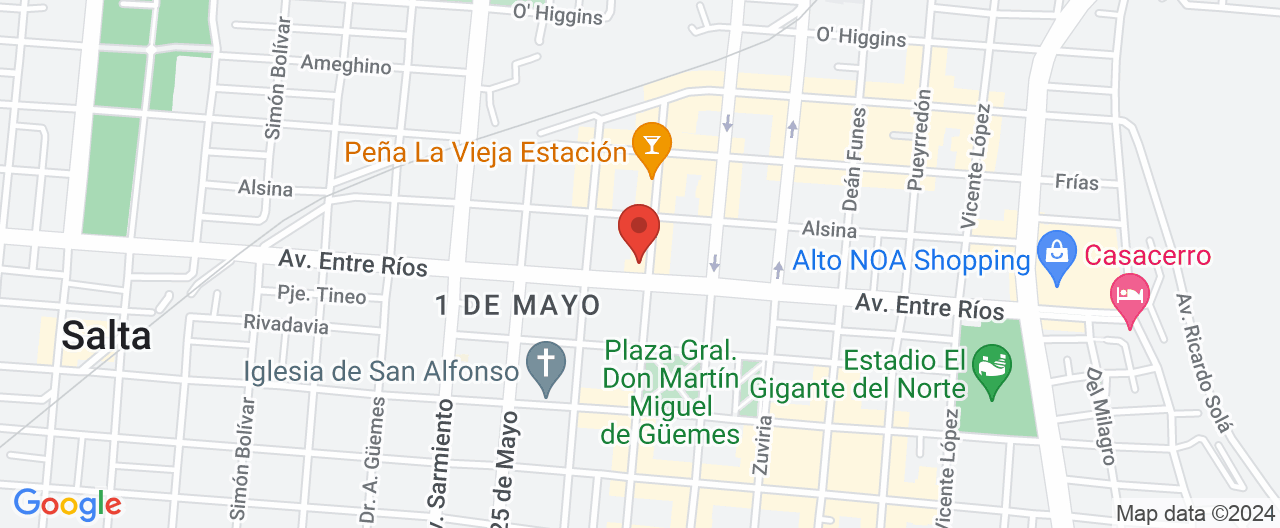 Mapa de la ubicación