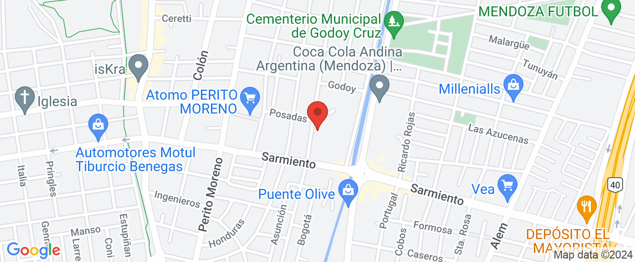 Mapa de la ubicación
