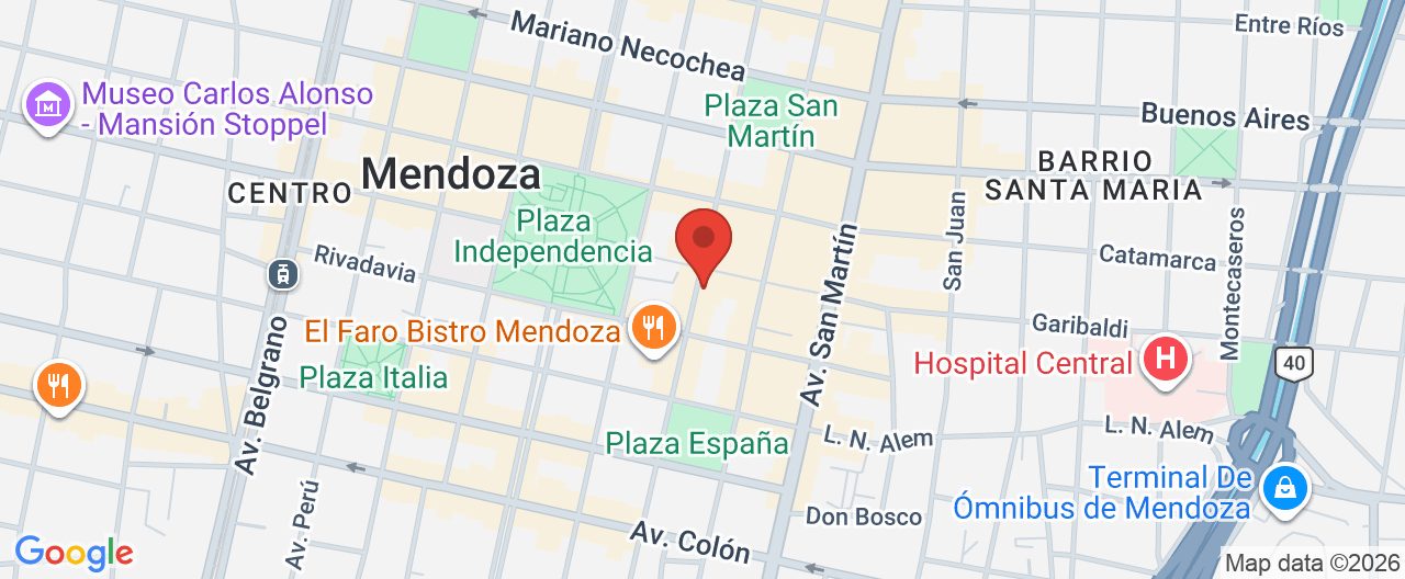 Mapa de la ubicación