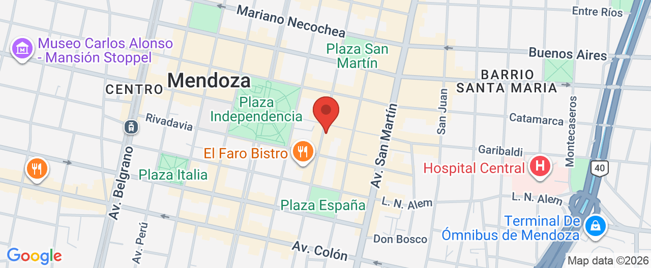 Mapa de la ubicación