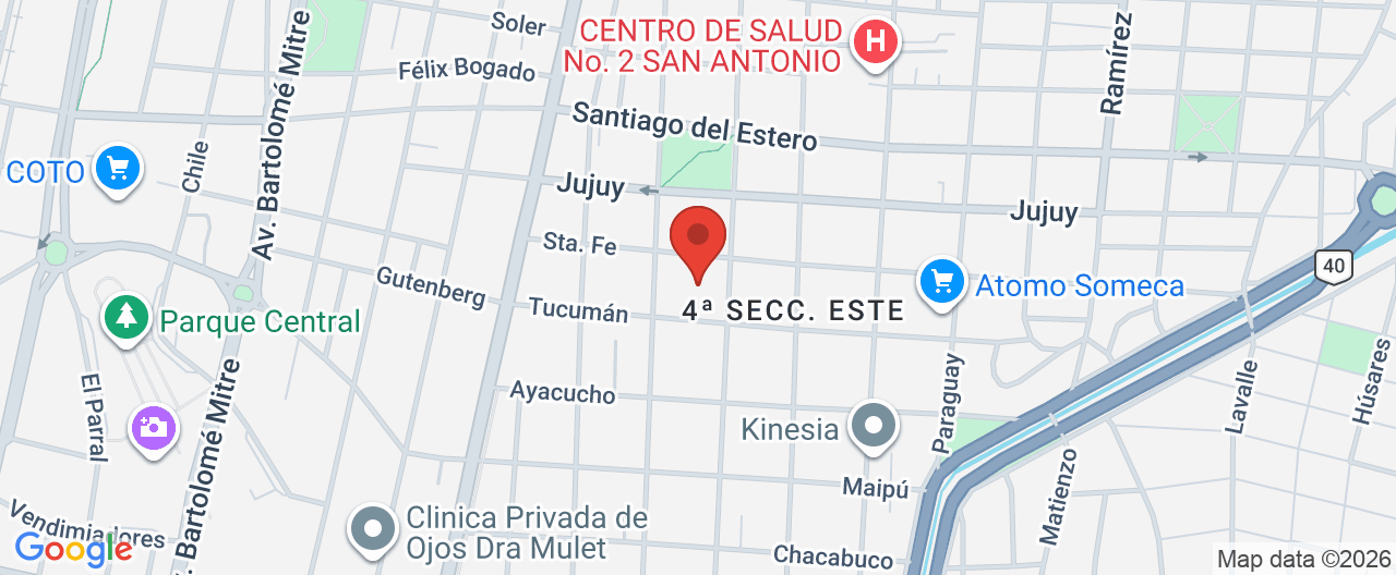 Mapa de la ubicación