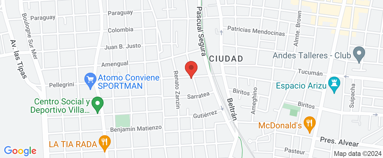 Mapa de la ubicación