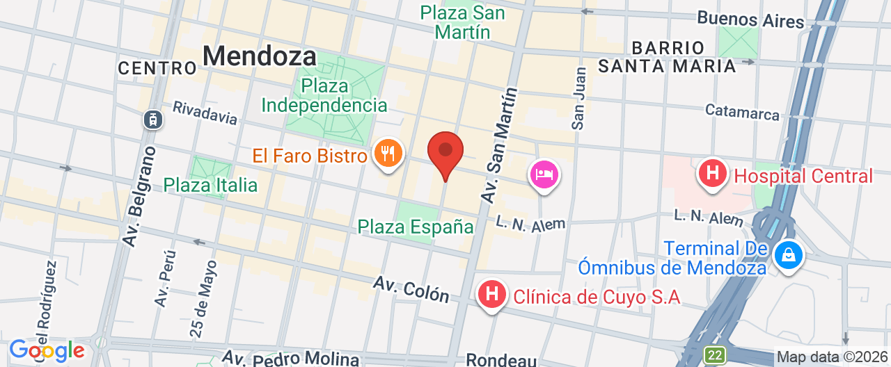 Mapa de la ubicación