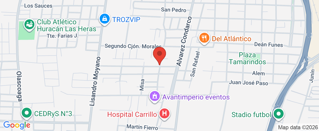 Mapa de la ubicación