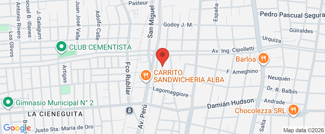 Mapa de la ubicación