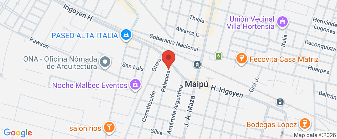 Mapa de la ubicación