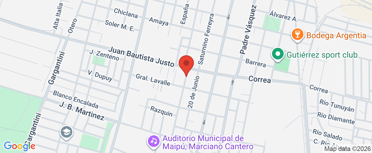 Mapa de la ubicación