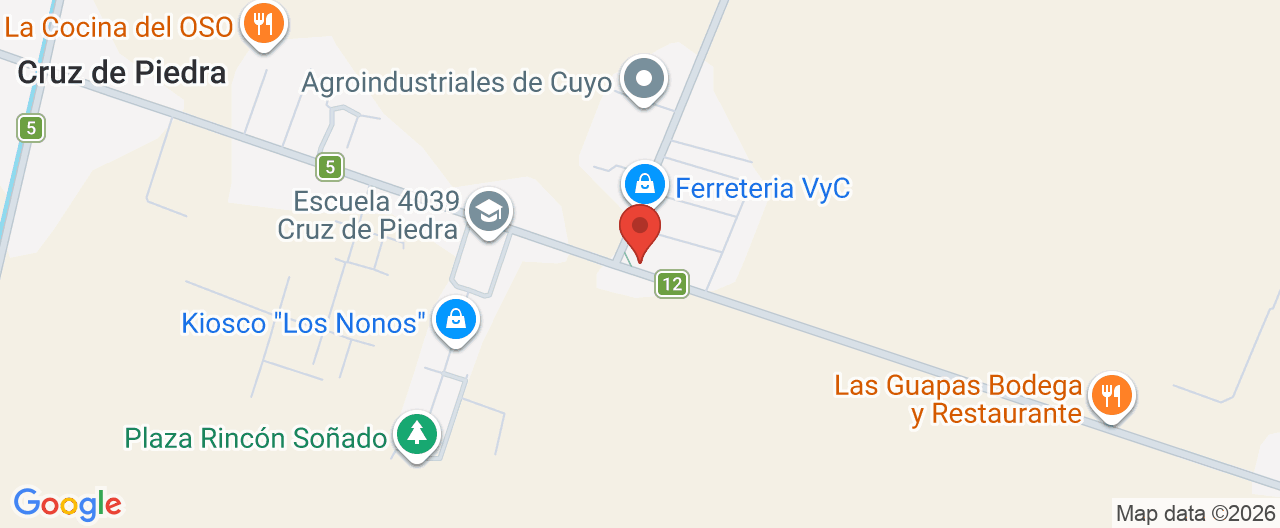 Mapa de la ubicación