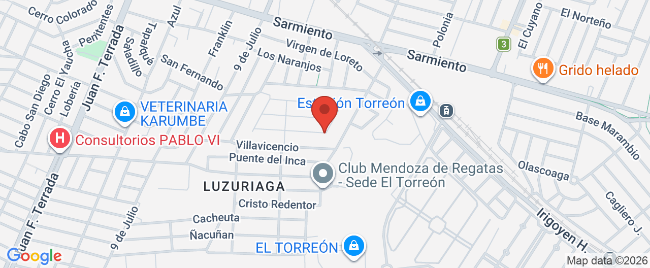 Mapa de la ubicación