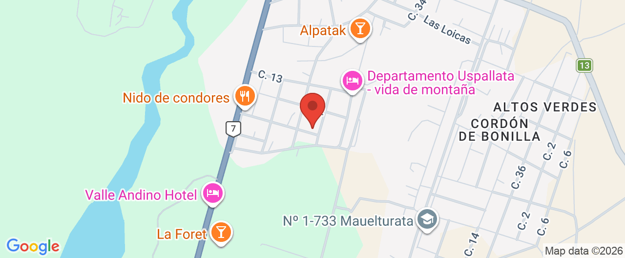 Mapa de la ubicación