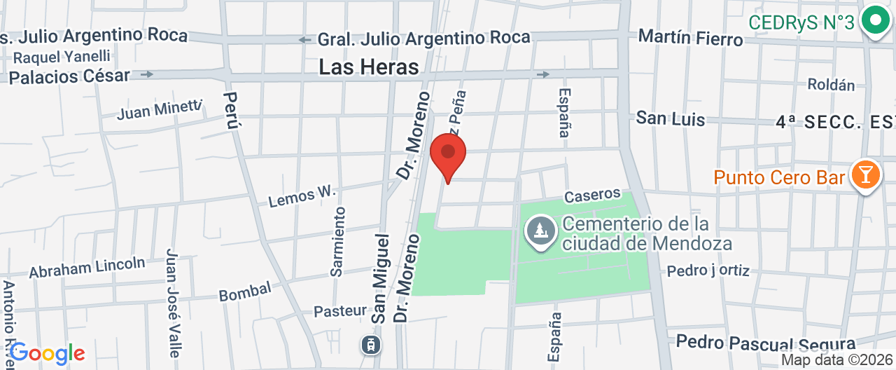Mapa de la ubicación