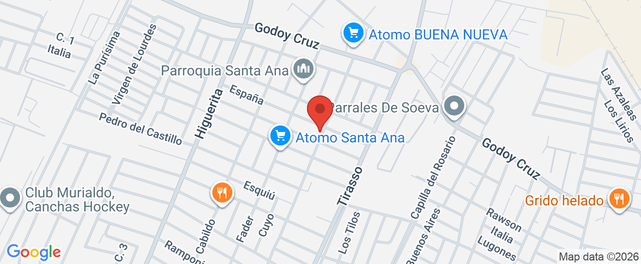 Mapa de la ubicación