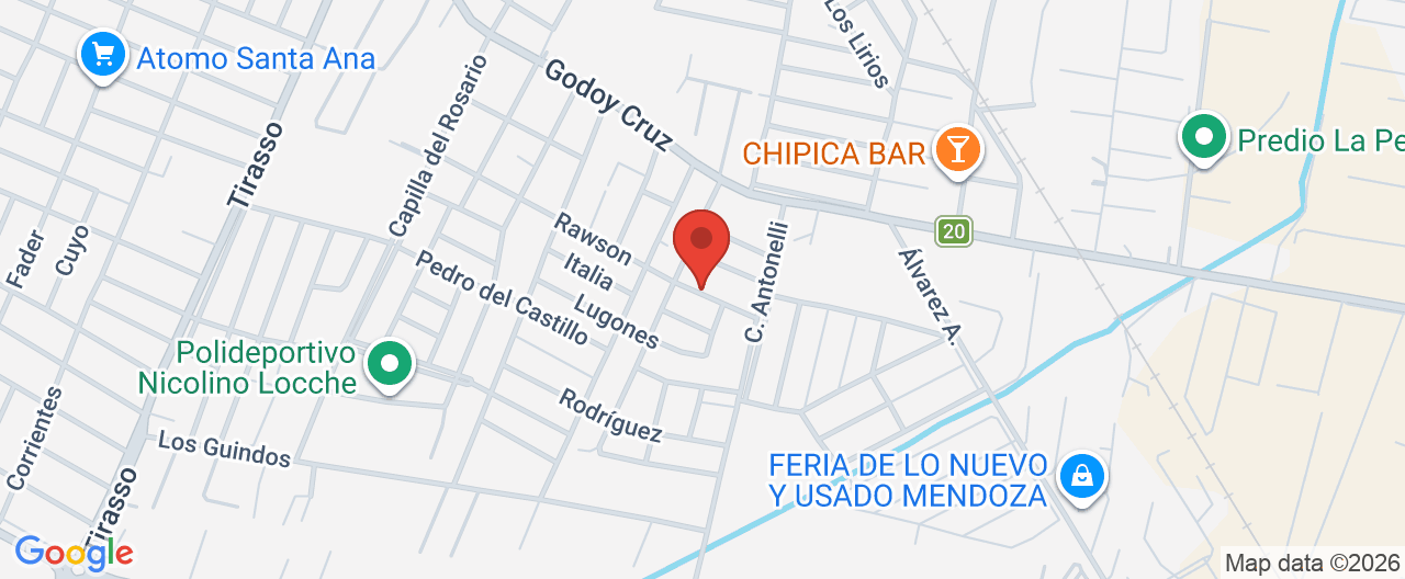 Mapa de la ubicación