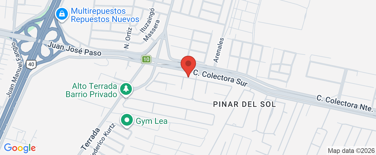 Mapa de la ubicación