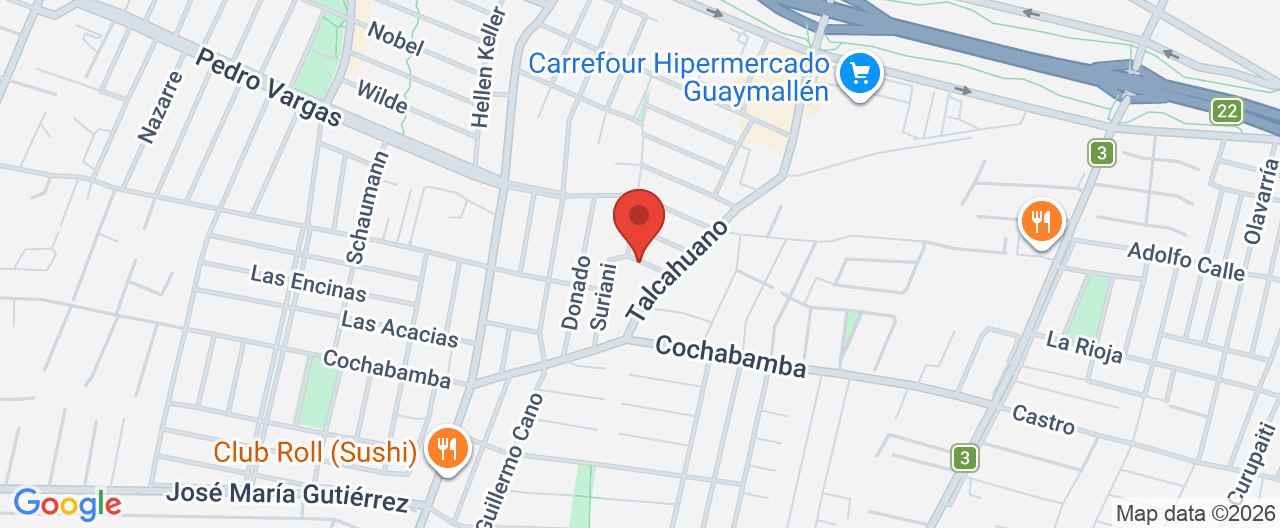 Mapa de la ubicación