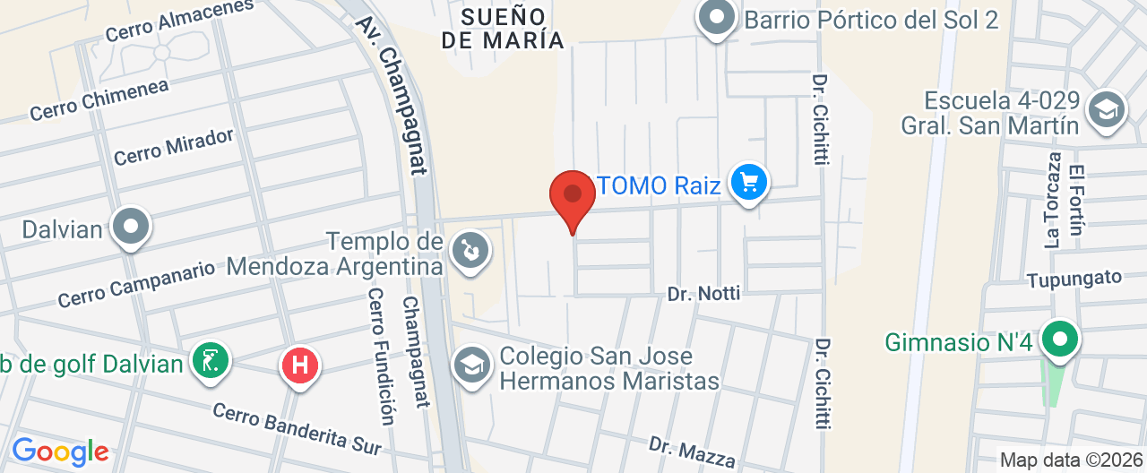 Mapa de la ubicación