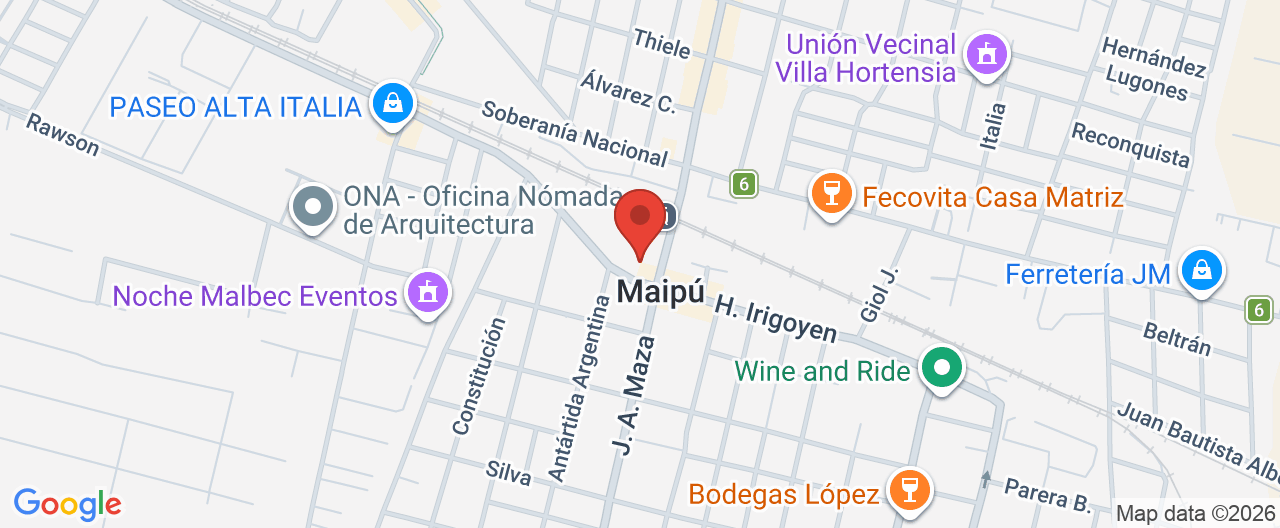 Mapa de la ubicación