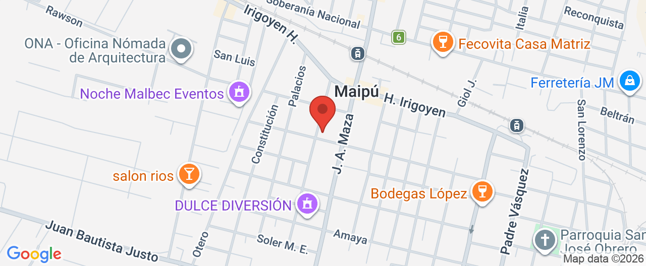 Mapa de la ubicación