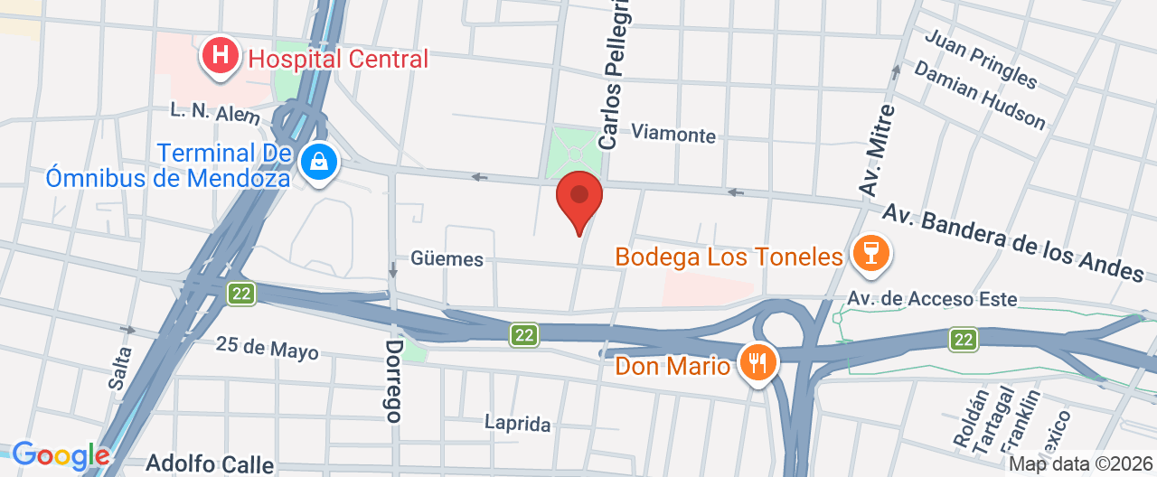 Mapa de la ubicación