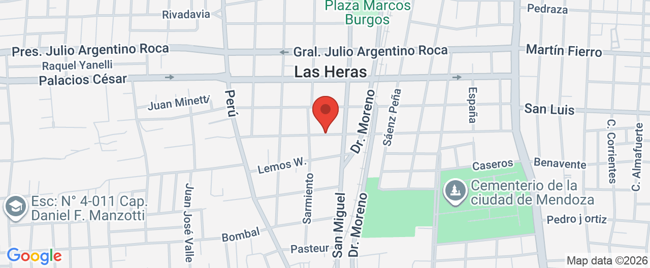 Mapa de la ubicación