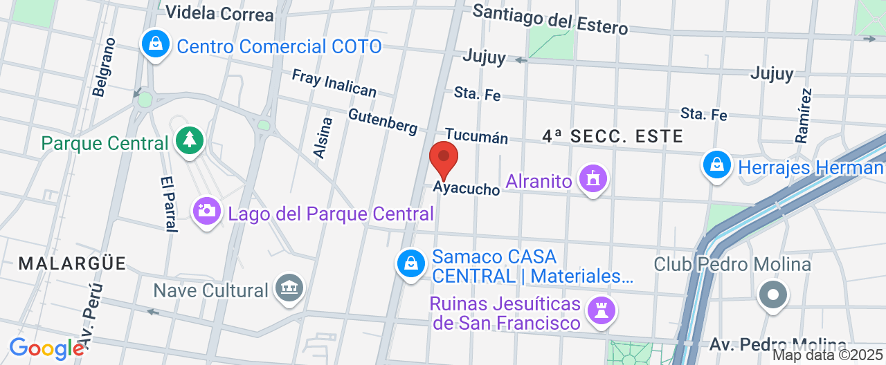 Mapa de la ubicación