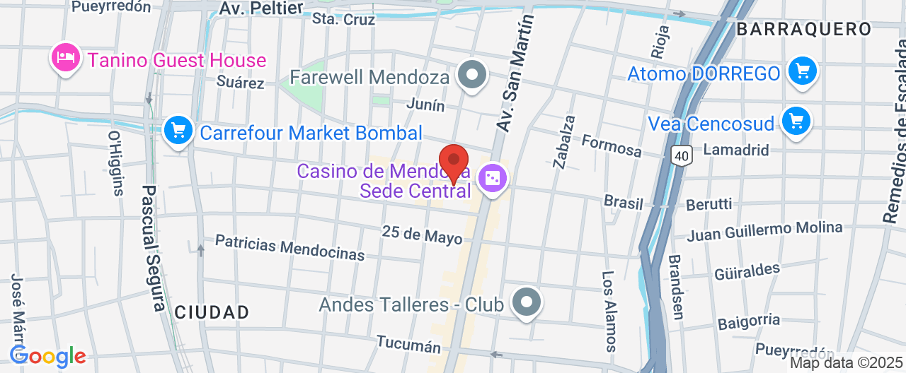 Mapa de la ubicación